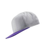 White baseball cap template